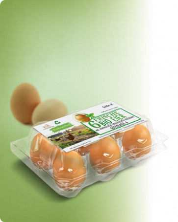 Etikettendesign "Bio-Eier" für Ihren Hofladen
