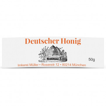 Etikett Bienenhaus 70 x28 mm