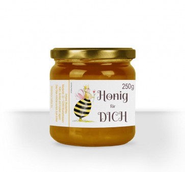 Etikett "Bienenkönign" von Helme Heine
