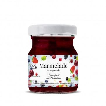Kleine Konfitürenetiketten "Hausgemacht"