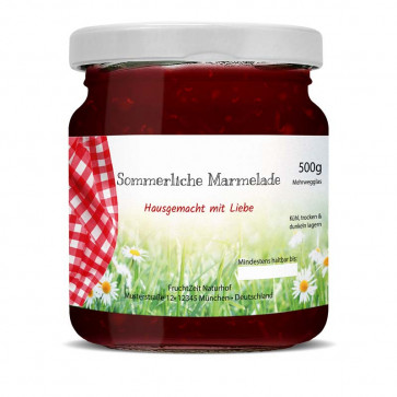 Konfitürenetiketten "Sommerlich"