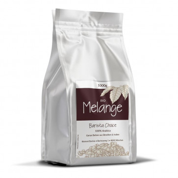 Große Kaffeeetiketten "Melange"- Vorderseite