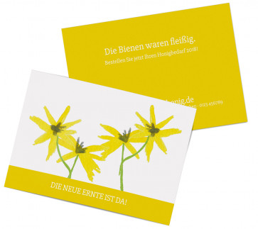 Werbepostkarten „Floral“