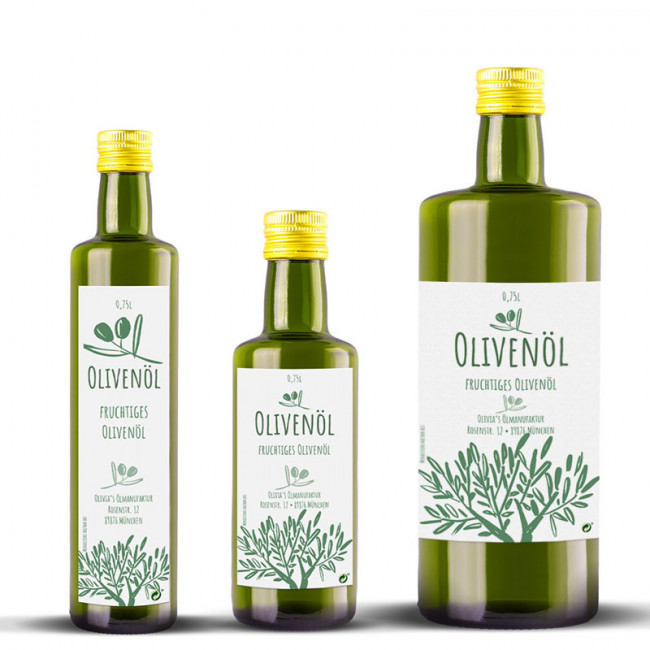 Olivenöletiketten