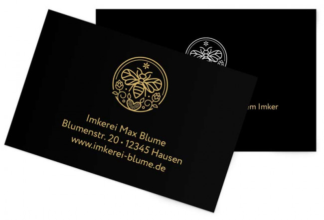 Magnetische Visitenkarte Quer 85 X 55 Mm Einseitig 4/0-farbig Bedruckt