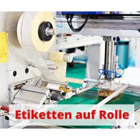 Transparente Etiketten auf Rolle (jedes Format) - per PDF-Upload