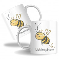 Keramiktasse „Lieblingsbiene"