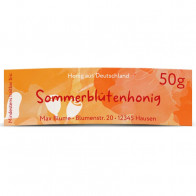 Mini-Honigetiketten "Farbentanz"