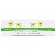 Mini-Honigglasetiketten "Floral"