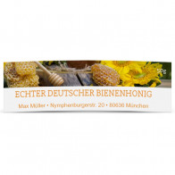 Mini-Honigglasetiketten "Golden Honey"