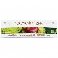 Mini-Honigetiketten "Kastanienhonig"