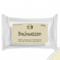 Große Hofladen-Etiketten "Buchenweizen"