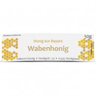 Mini-Honigetiketten "Wabenhonig"