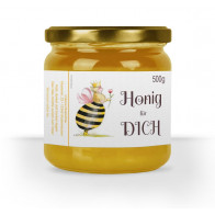 Große Honigetiketten "Bienenkönigin"