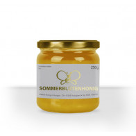 Kleine Honigetiketten "Sommergold" mit Goldprägung