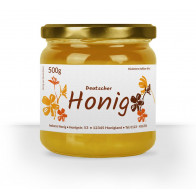 Honigetiketten "Stempelblume"