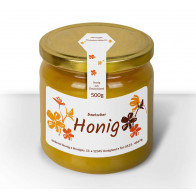 Kleine Gewährverschlussetiketten "Stempelblume"