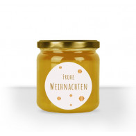 Runde Honigetiketten "Waben"