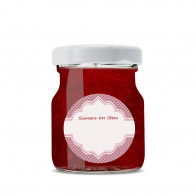 Runde Küchensticker "Süßes im Glas" (Lagerprodukt)