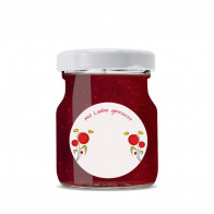 Runde Küchensticker "Mit Liebe gemacht" (Lagerprodukt)