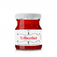 Kleine Konfitüren-Etiketten "Erdbeerlust"