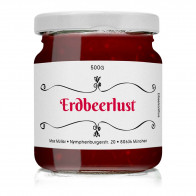 Konfitüren-Etiketten "Erdbeerlust"
