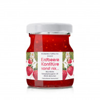 Kleine Konfitüren-Etiketten "Erdbeer Sonst Nix"