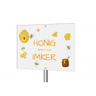 Werbeschild „Honigland“ (editierbar)