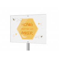 Werbeschild „Honigliebe“ (editierbar)