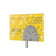 Werbeschild „Wabenprofi“ (editierbar)