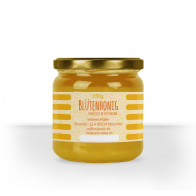 Kleine Honigglas-Etiketten "Yellow Love"