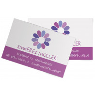 Visitenkarten "Flowerpower"
