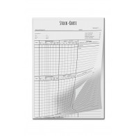 Bienen-Stockkarten als Abreissblock - Lagerprodukt