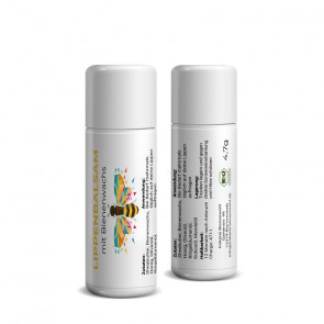 Lippenpflegestiftetiketten im Design "Sparkling Bee"