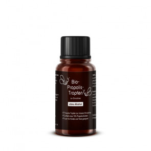 Propolisetiketten auf Tropfflasche 20 ml für Propolistinkturen