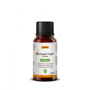 Propolisetiketten auf Tropfflasche 20 ml für Propolistinkturen
