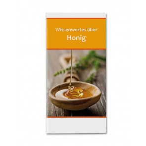 Flyer "Wissenswertes über Honig"