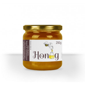 Etikett "Honigsammlerin" von Helme Heine