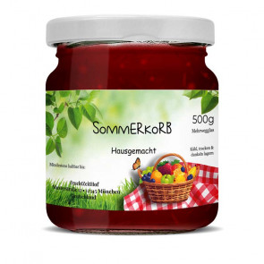 Konfitürenetiketten "Sommerkorb"