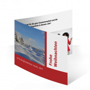 Weihnachtskarten "Bauhaus"