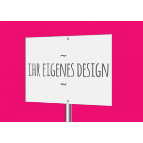 Frei gestaltbares Werbeschild