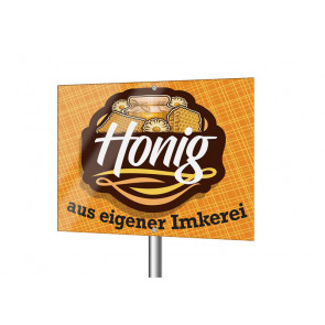 Aluverbundschild "Honig-Signet"