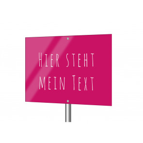 Werbeschild als pdf Upload