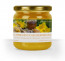 Honigglas-Etiketten "GoldenHoney" (orange) auf weißem Papier