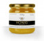 Etikett "Bee Stripes" auf 500g Honigglas