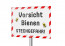 Schild "Vorsicht Bienen! Stechgefahr!"