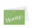 Grußkarte "Honigzauber" grün