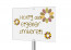 Werbeschild Flowerpower